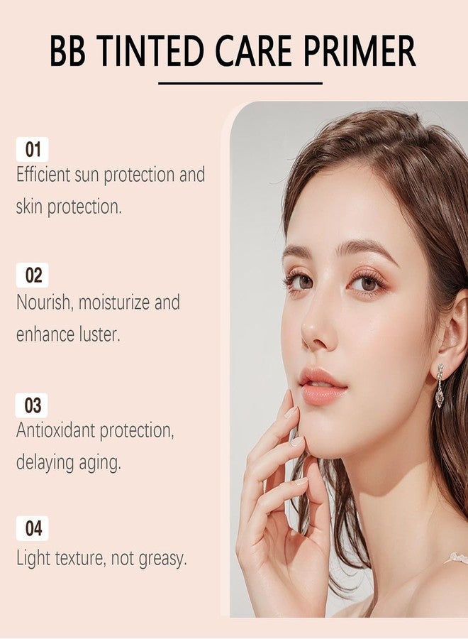 Tiejdhr BB Blur Cream Tinted Moisturizer With Spf, Tinted Care Primer, Waterproof Concealer, Spf 30 Sunscreen, 3 Shades, All Skin Types(02# Natural, 30g/1 Oz) - Image 2